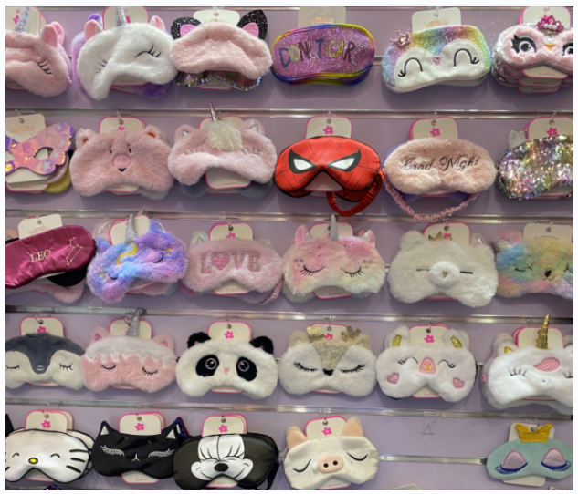 可爱毛绒遮光眼罩 