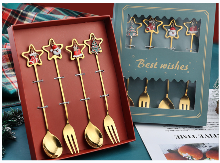 圣诞餐具礼品套装 