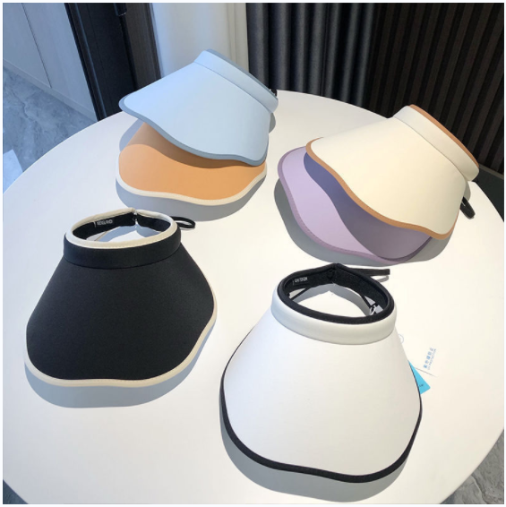 波浪大帽檐防晒遮阳帽 