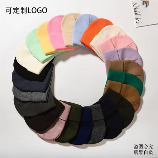 休闲百搭针织帽 