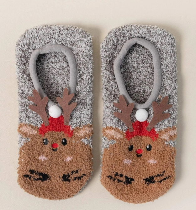 半边绒/珊瑚绒袜子 