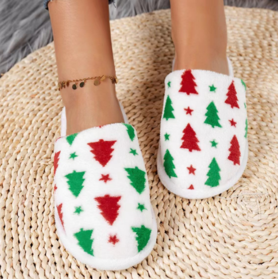 Christmas element cotton shoes 