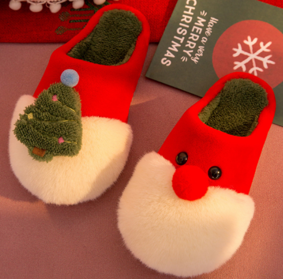 Christmas element cotton shoes 