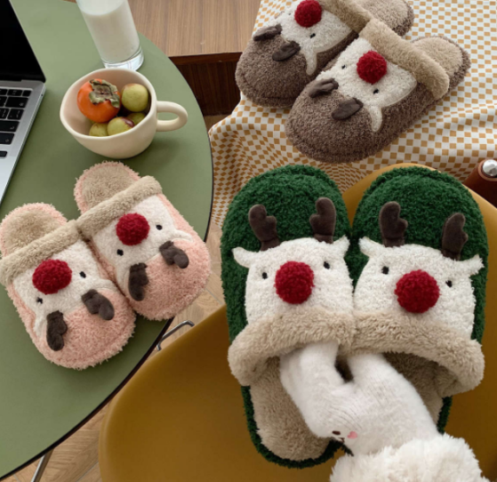 Christmas element cotton shoes 