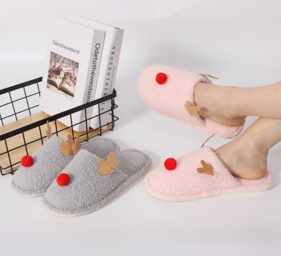 Christmas element cotton shoes 