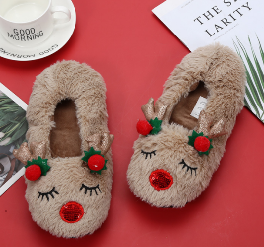Christmas element cotton shoes 