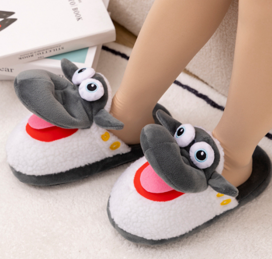 Creative plush cotton shoes 