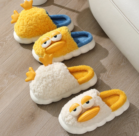 Creative plush cotton shoes 