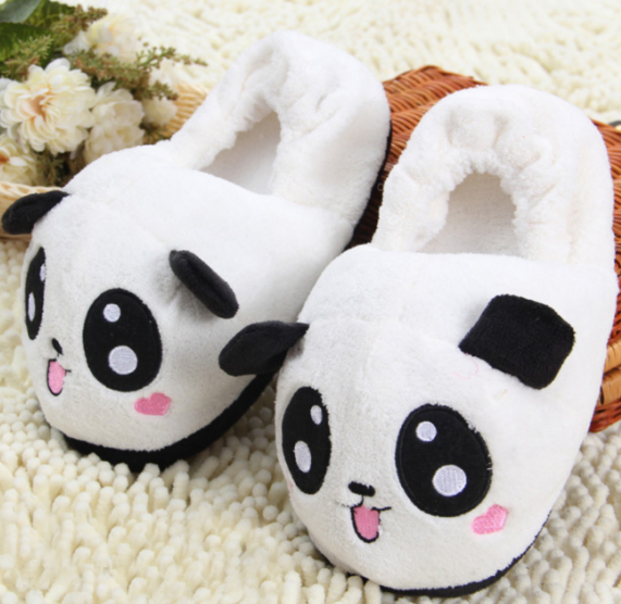 Creative plush cotton shoes 