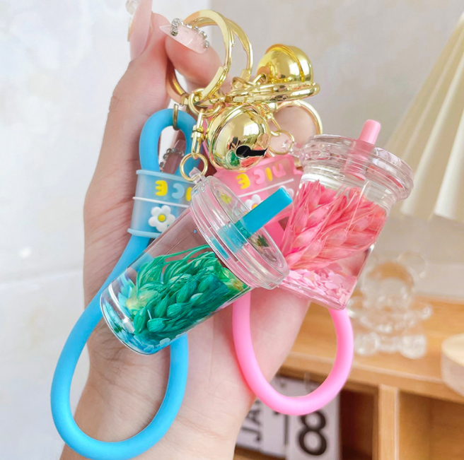 Water and oil key pendant 