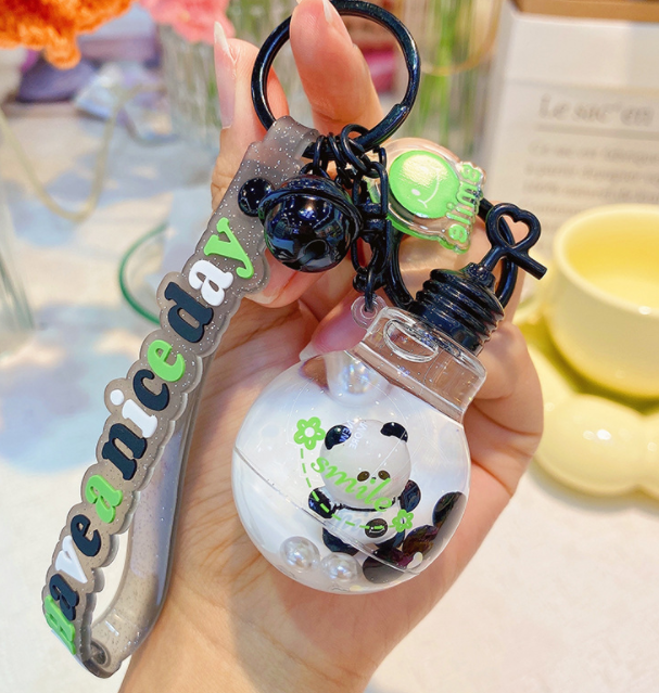 Water and oil key pendant 