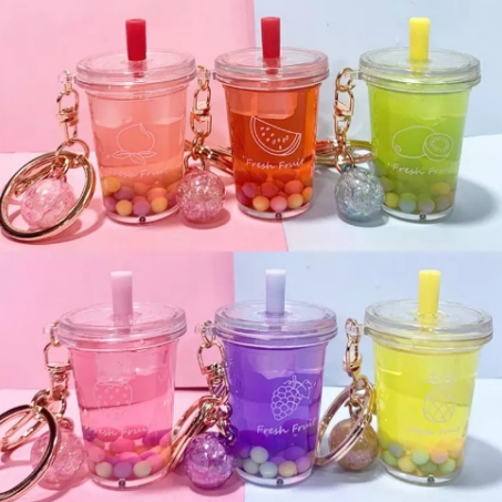 Water and oil key pendant 