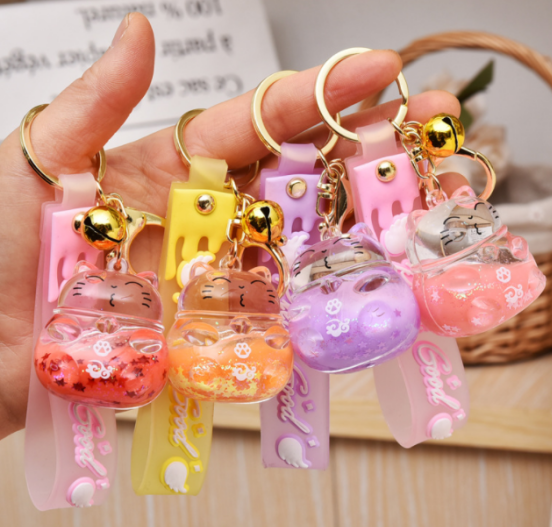 Water and oil key pendant 