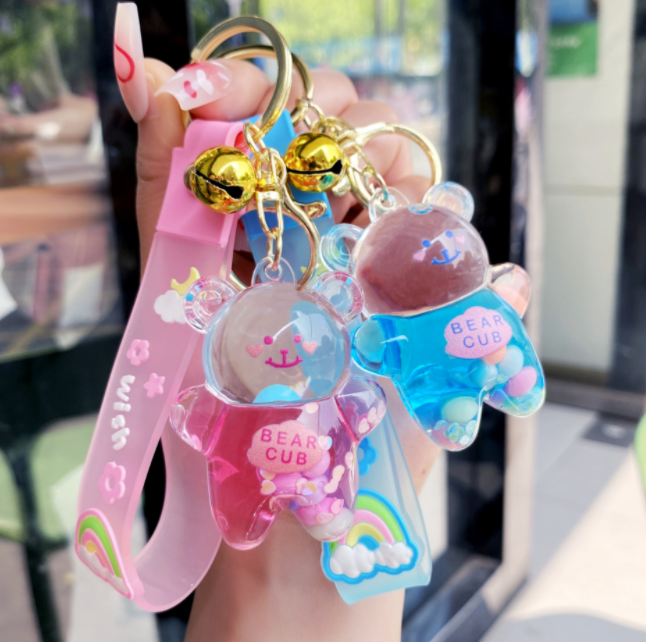 Water and oil key pendant 