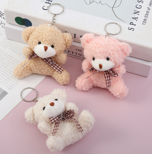Plush key pendant 