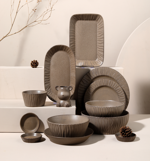 Ceramic bowl disc tableware 