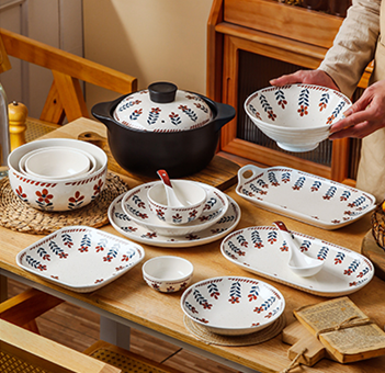 Ceramic bowl disc tableware 