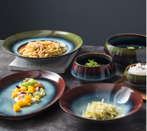 Ceramic bowl disc tableware 