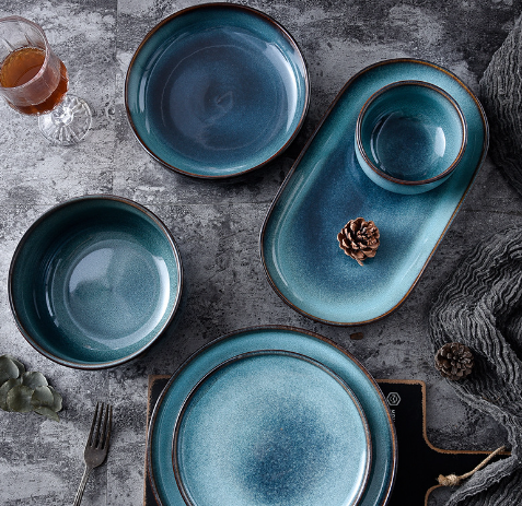 Ceramic bowl disc tableware 