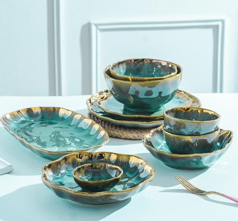 Ceramic bowl disc tableware 