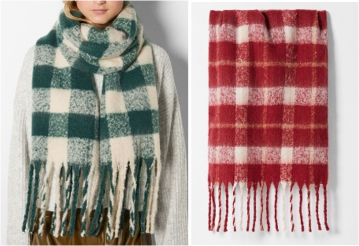 Classic plaid scarf 
