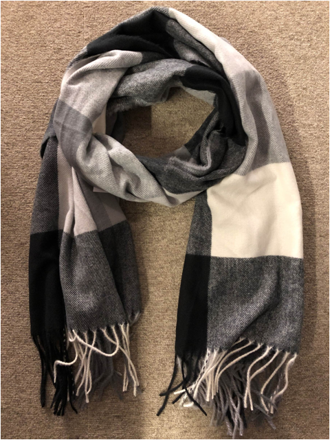 Classic plaid scarf 